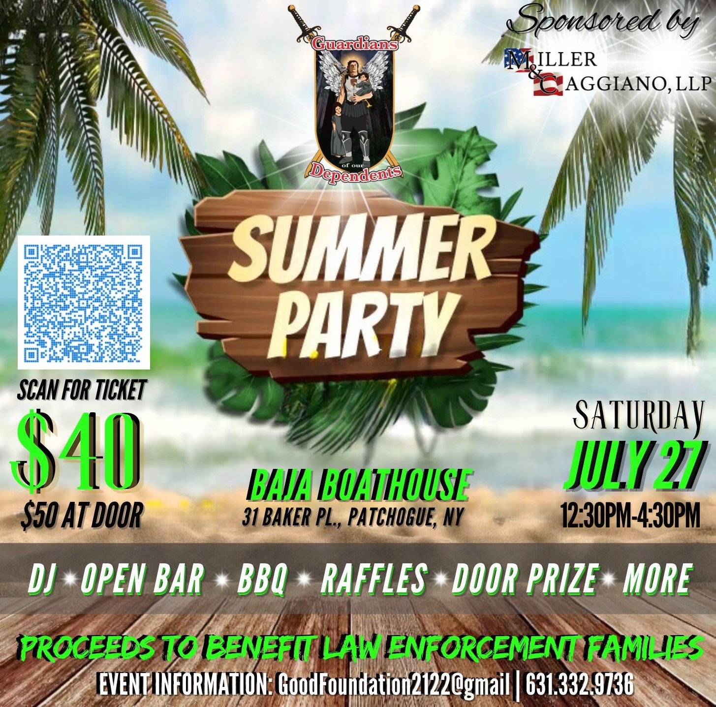 event flyer for summer event 2024